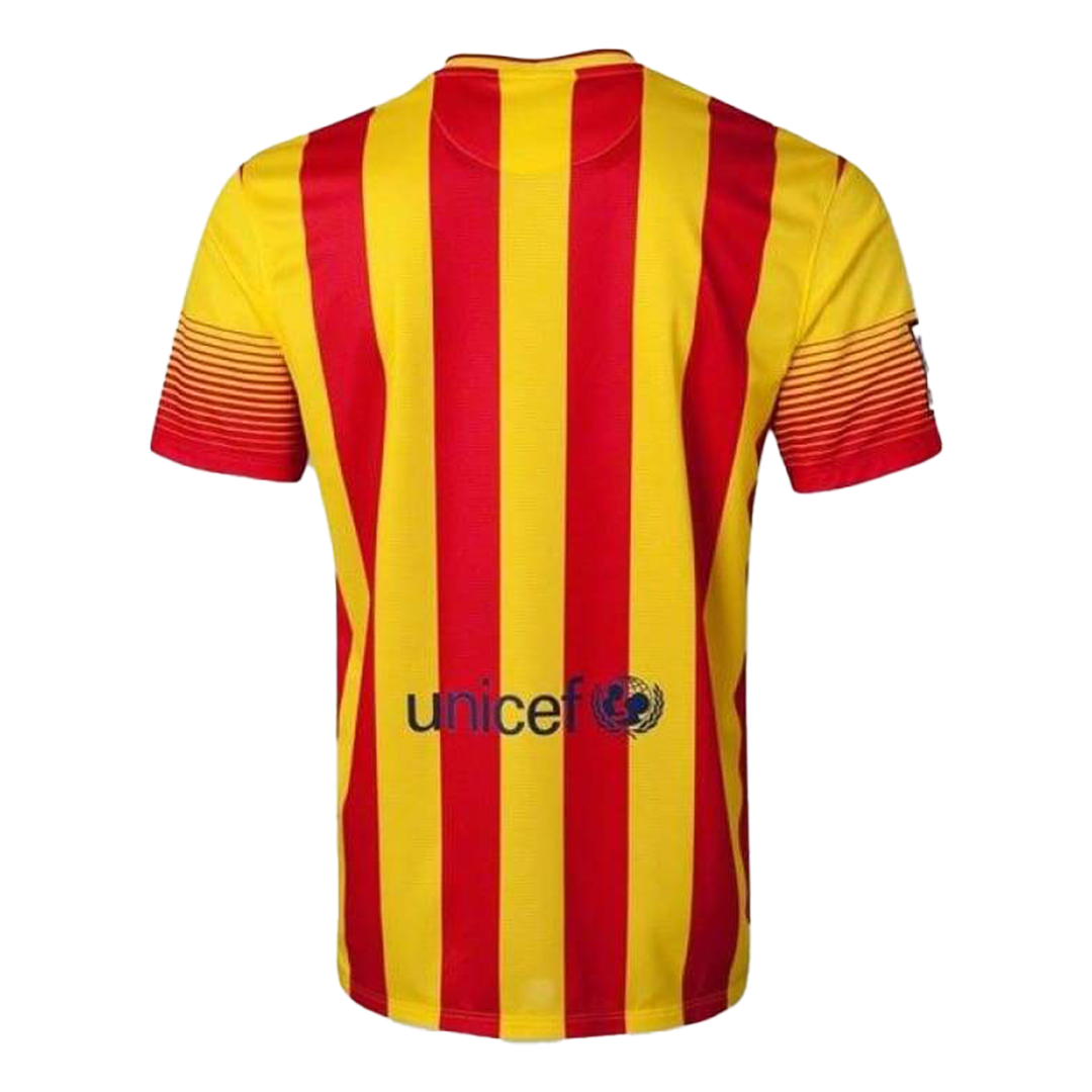 Retro Barcelona Borta Fotbollströja 2013/14 - Bild 10