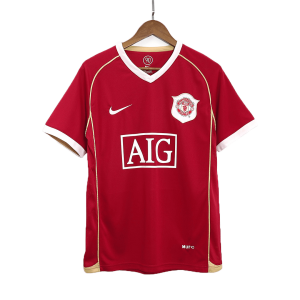 Retro Manchester United Hemma Fotbollströja 2006/07