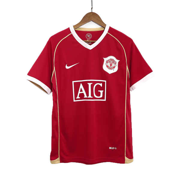 Retro Manchester United Hemma Fotbollströja 2006/07