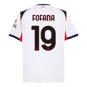 AC Milan Tröja FOFANA #19 2025/26 Borta Vit