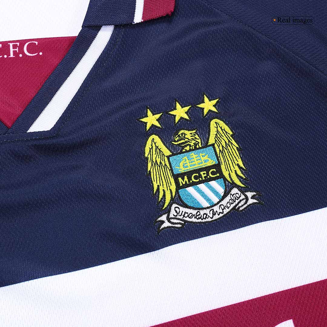 Retro Manchester City Borta Fotbollströja 1997/98 - Bild 3