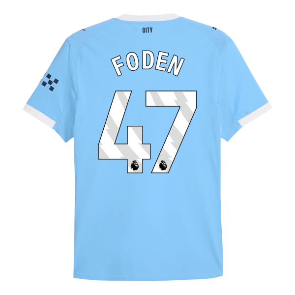 FODEN #47 Manchester City Hemma Tröja 2025/26 Autentisk