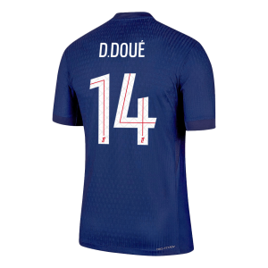 D.DOUÉ #14 PSG Tröja 2025/26 Hemma Autentisk