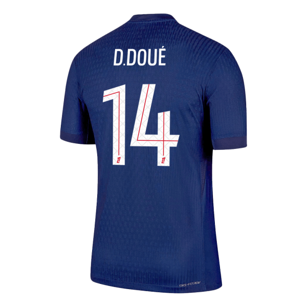 D.DOUÉ #14 PSG Tröja 2025/26 Hemma Autentisk