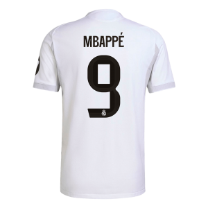 MBAPPÉ #9 Real Madrid Hemma Fotbollströjor 2025/26 Autentisk