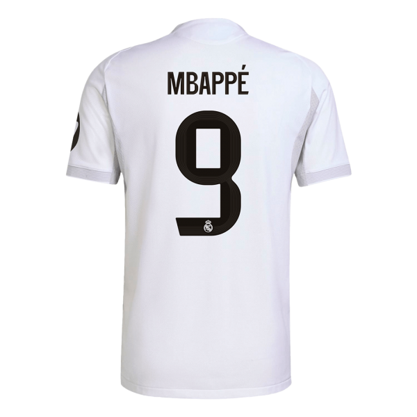 MBAPPÉ #9 Real Madrid Hemma Fotbollströjor 2025/26 Autentisk