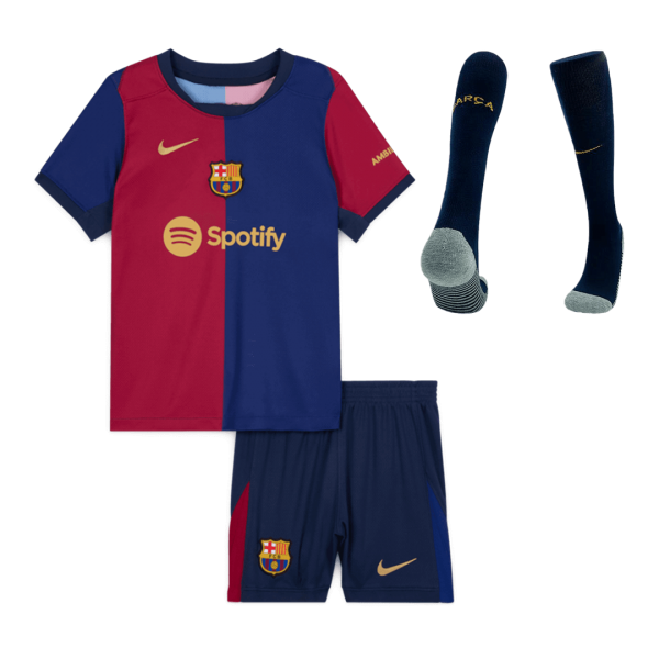 Barcelona Hemma Fotbollströja  Fotbollssats Barn