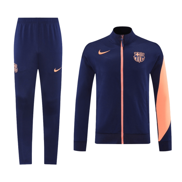 Barcelona Träningsset (Jacka+Byxor) 2025/26 Navy&Orange
