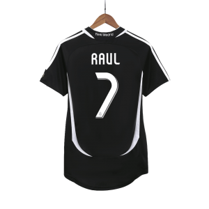 Retro Real Madrid Borta Fotbollströja RAUL #7 2006/07