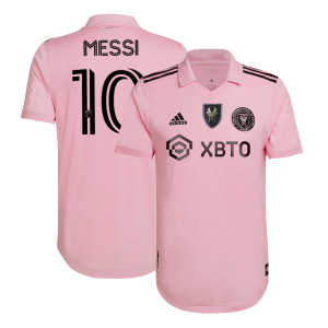 Inter Miami CF Hemma Fotbollströja MESSI #10 2023 Premium Autentisk