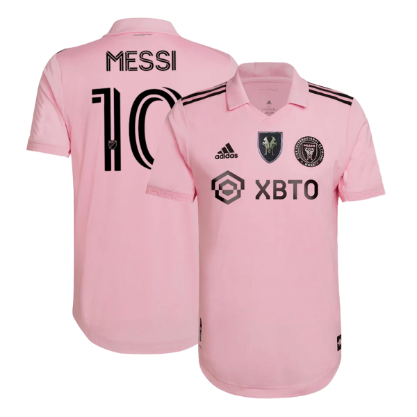 Inter Miami CF Hemma Fotbollströja MESSI #10 2023 Premium Autentisk