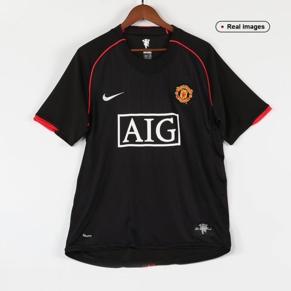 Retro Manchester United Borta Fotbollströja 2007/08