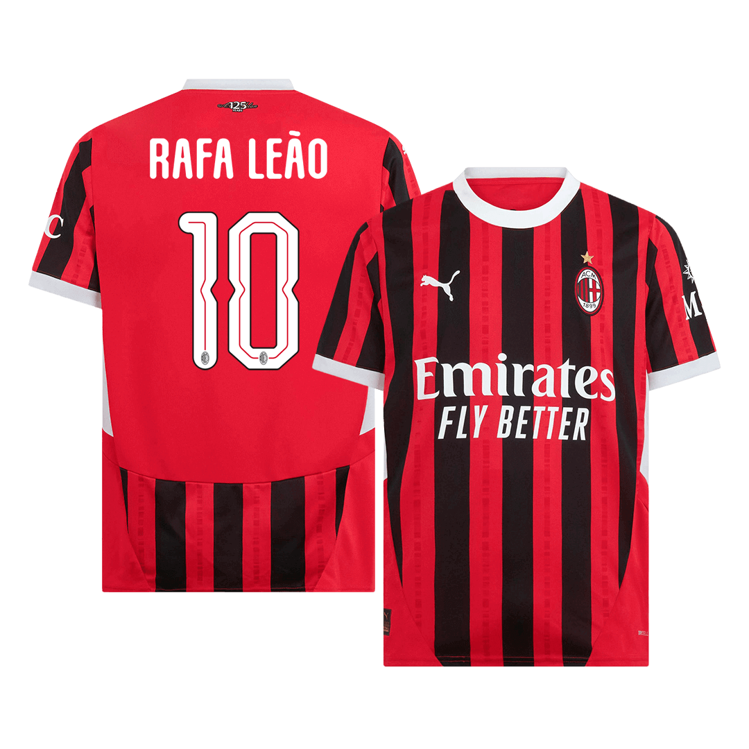 AC Milan Hemma Fotbollströja RAFA LEÃO #10 - UCL - Bild 2
