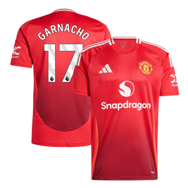 Manchester United Hemma Fotbollströja GARNACHO #17 Premium