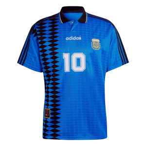 #10 Argentina Borta Fotbollströjor 1994 Retro
