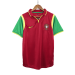 Portugal Hemma Fotbollströjor 1999 Retro
