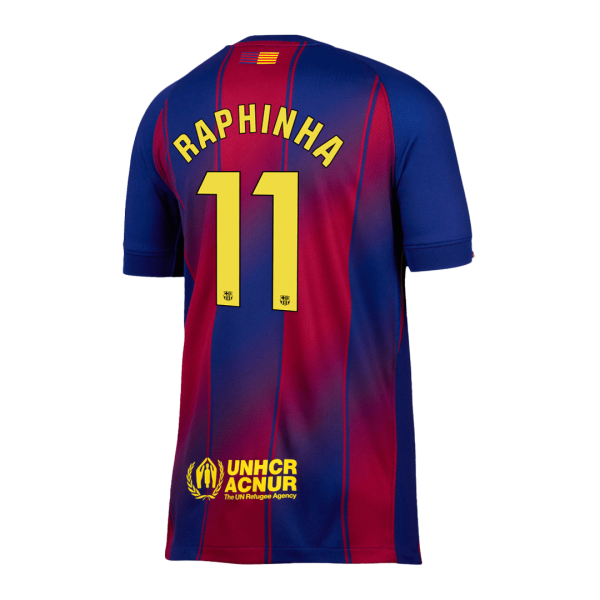 RAPHINHA #11 Barcelona Tröja 2025/26 Hemma