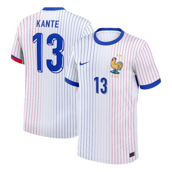 KANTE #13 Frankrike Borta fotbollströjor