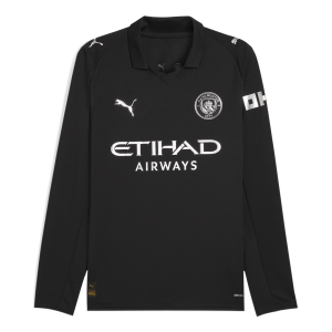 Manchester City Tröja 2025/26 Borta Långärmad Svart