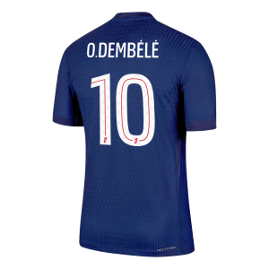 O.DEMBÉLÉ #10 PSG Tröja 2025/26 Hemma Autentisk