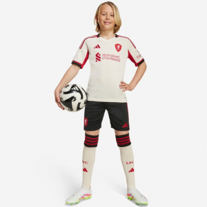Liverpool Tröja 2025/26 Bortaställ Vit Barn