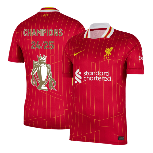 Liverpool Hemma Fotbollströjor röd Premium - CHAMPIONS 24/25