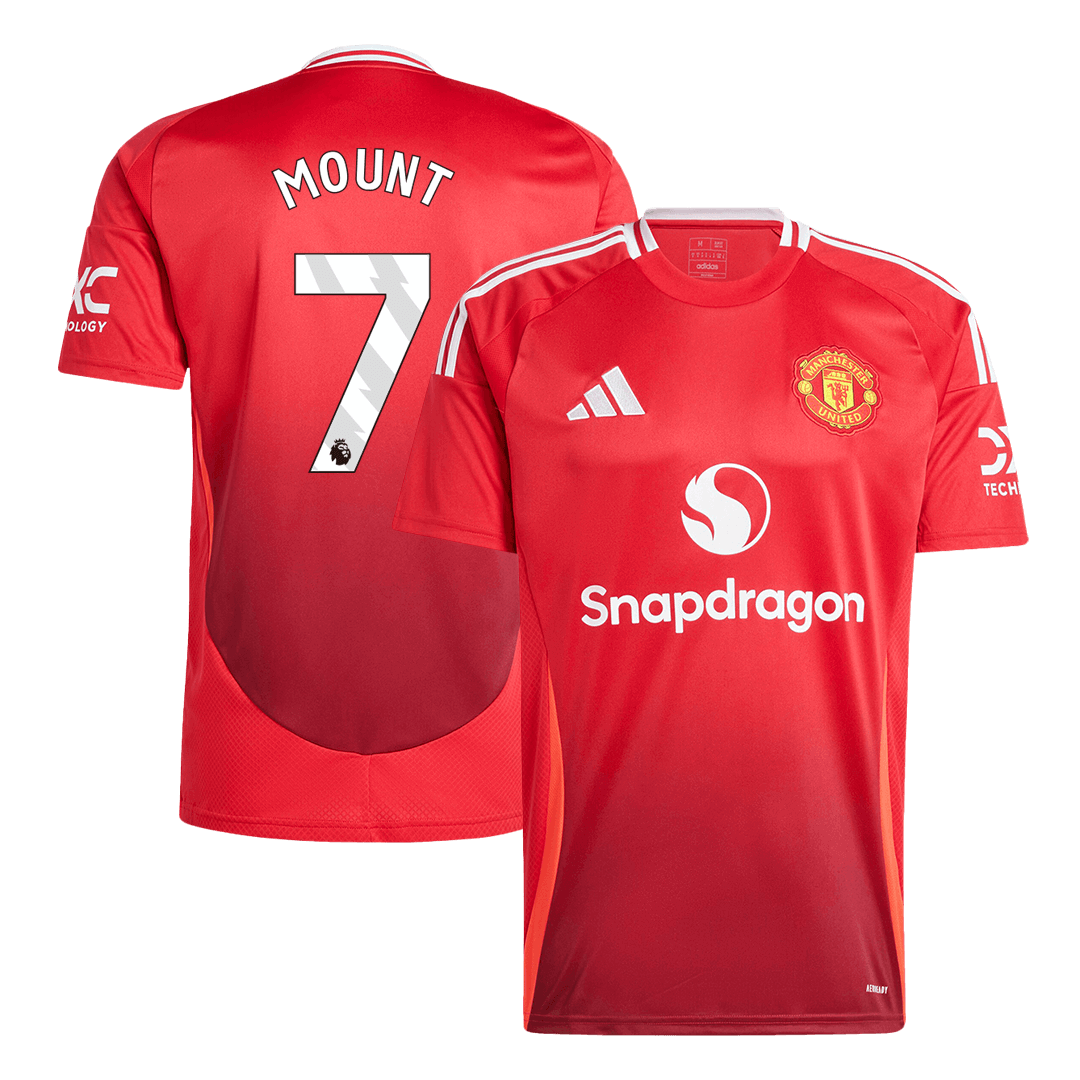 Manchester United Hemma Fotbollströja MOUNT #7 Premium - Bild 2