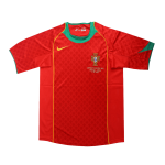 Portugal Hemma Fotbollströjor Euro 2004 Retro Final