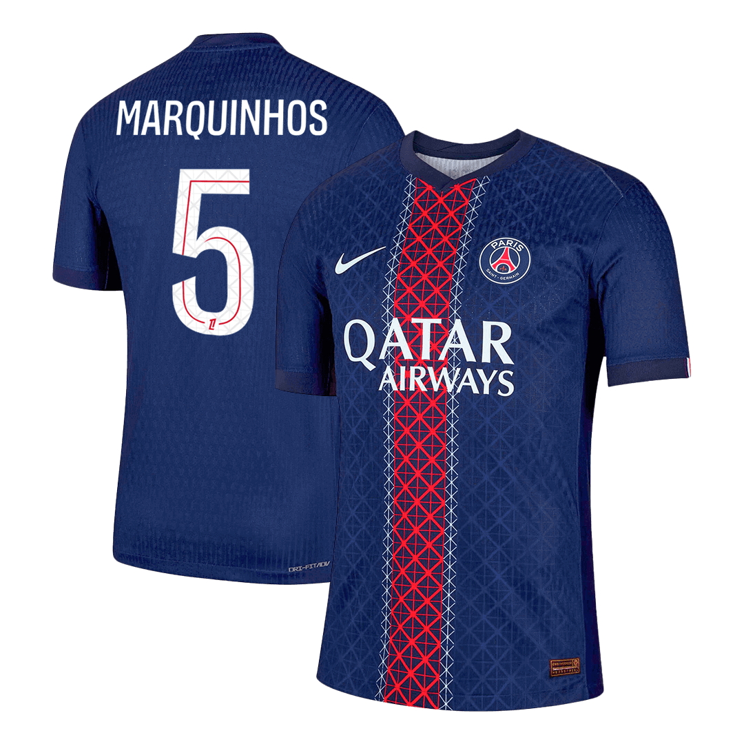 MARQUINHOS #5 PSG Tröja 2025/26 Hemma Autentisk - Bild 2