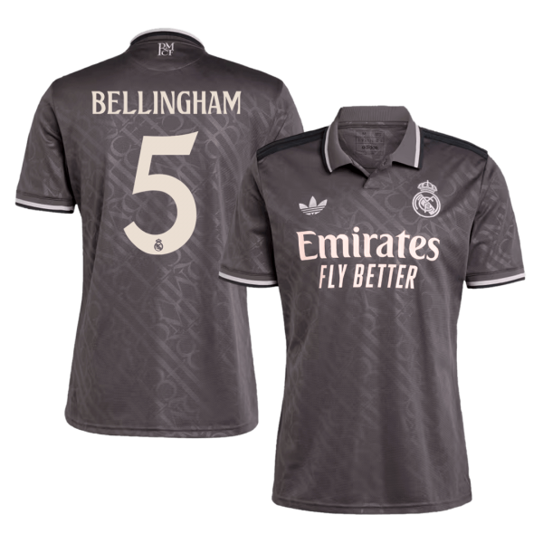 Real Madrid Tredjeställ Fotbollströja BELLINGHAM #5 Premium