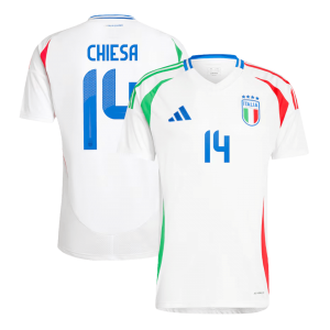 CHIESA #14 Italien Borta Fotbollströjor Euro