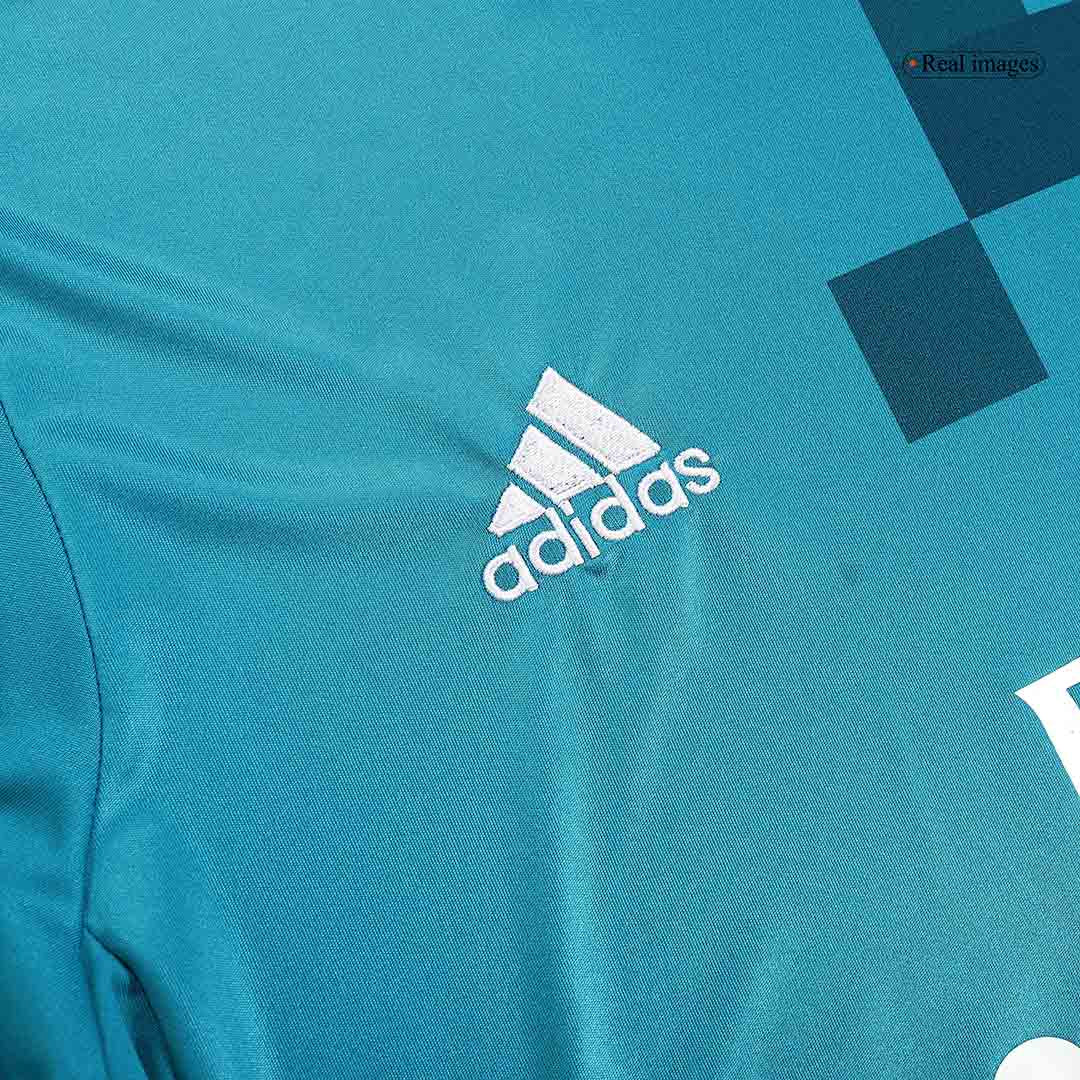 Retro Real Madrid Tredjeställ Fotbollströja 2017/18 långärmad - Bild 4