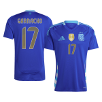 Argentina Borta Fotbollströjor GARNACHO #17 Premium