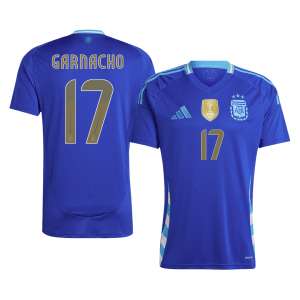 Argentina Borta Fotbollströjor GARNACHO #17 Premium