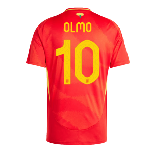 OLMO #10 Spanien Hemma Fotbollströjor Euro