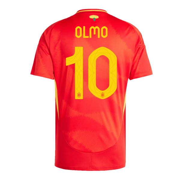 OLMO #10 Spanien Hemma Fotbollströjor Euro