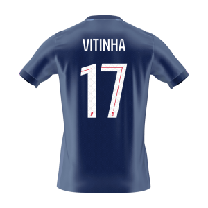 VITINHA #17 PSG Tröja 2025/26 Hemma Premium Mörkblå