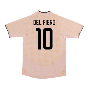 Retro Juventus Borta Fotbollströja DEL PIERO #10 2003/04
