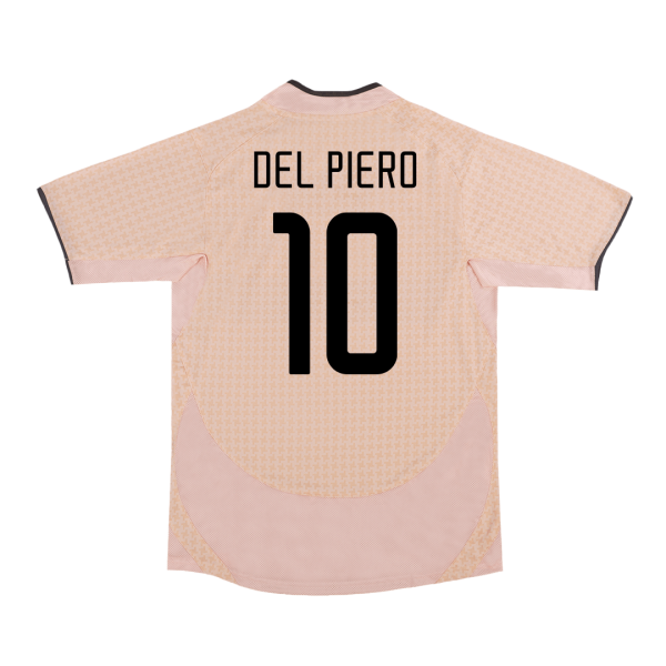 Retro Juventus Borta Fotbollströja DEL PIERO #10 2003/04