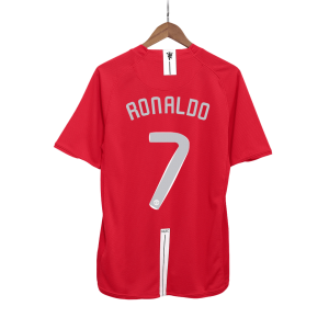 Retro Manchester United Hemma Fotbollströja RONALDO #7 2007/08 - UCL Final