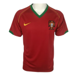 Portugal Hemma Fotbollströjor 2006 Retro