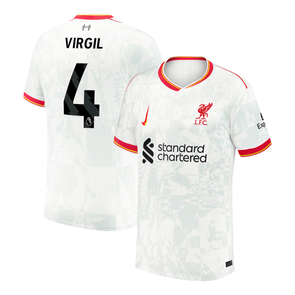 Liverpool Tredjeställ Fotbollströja VIRGIL #4