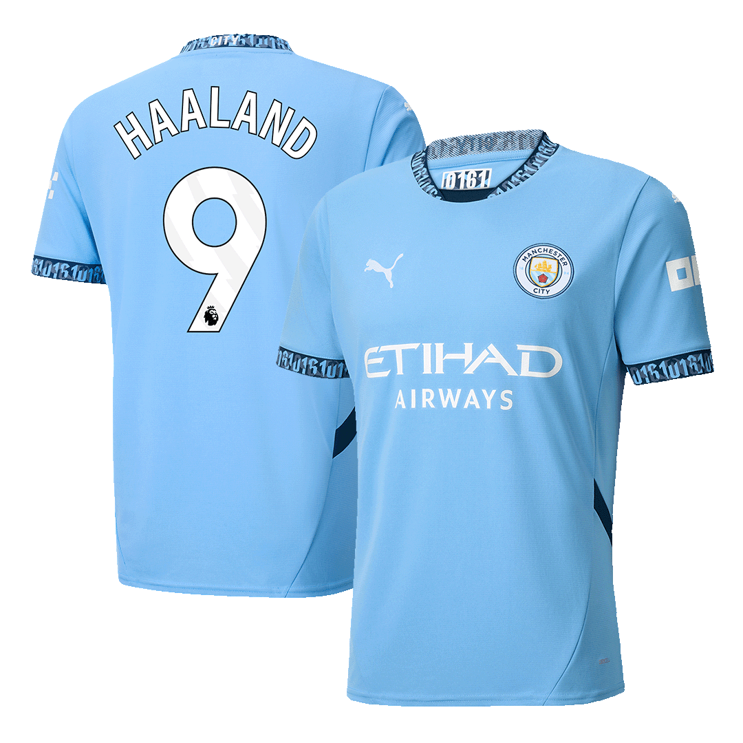 Manchester City Hemma Fotbollströja HAALAND #9 - Bild 2