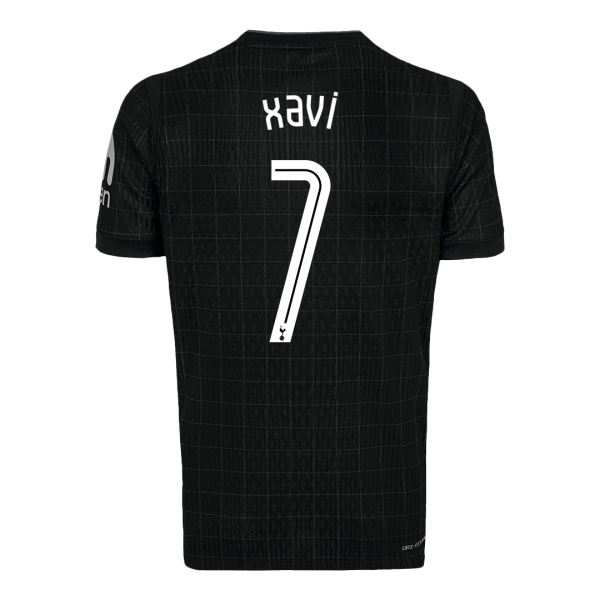 Tottenham Hotspur Tröja XAVI #7 2025/26 Borta Svart - UCL