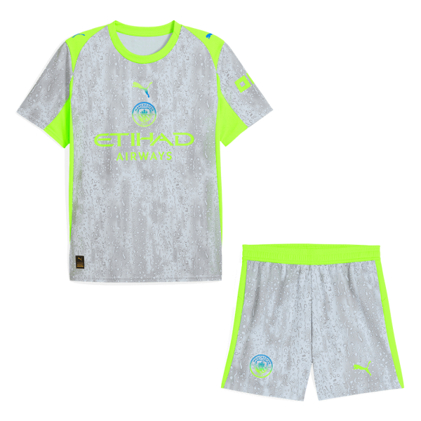 Manchester City Tröja Tredjeställ 2025/26 Grå