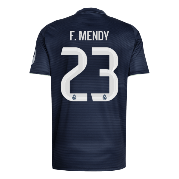 Real Madrid Tröja F.MENDY #23 2025/26 Borta Mörkblå