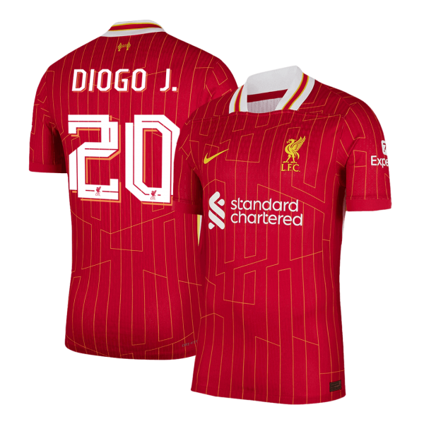 DIOGO J. #20 Liverpool Tröja  Hemma Autentisk  röd - UCL
