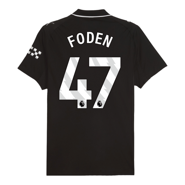 FODEN #47 Manchester City Tröja 2025/26 Borta Autentisk