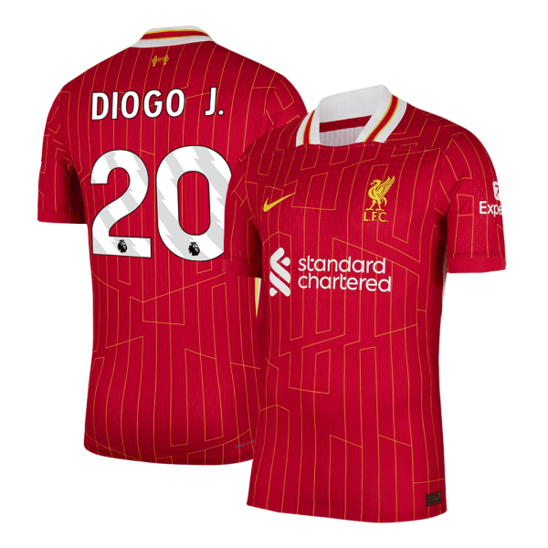 DIOGO J. #20 Liverpool Tröja  Hemma Autentisk röd