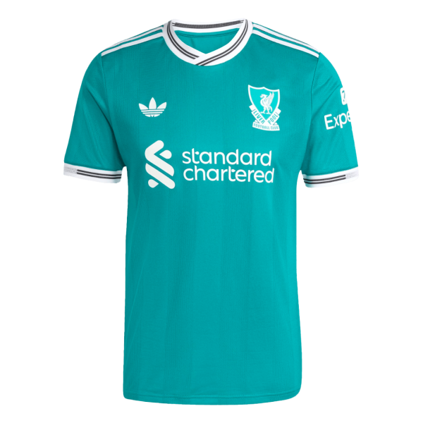 Liverpool Tröja 2025/26 Tredje Autentisk Grön